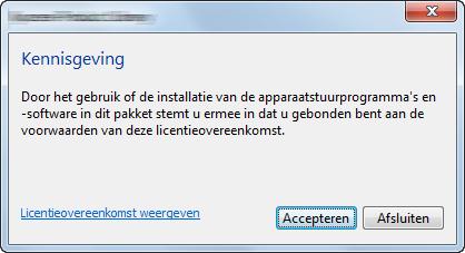 Het apparaat installeren en configureren > Software installeren 5 Voltooi de installatie. Als "Uw software is gebruiksklaar" verschijnt, dan kunt u de software gebruiken.