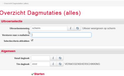 Afbeelding 22 Door gebruik te maken van de knop onder Exporteren kan de gebruiker deze gegevens ook exporteren naar Excel, zodat daar verdere bewerkingen op de gegevens kan plaatsvinden.