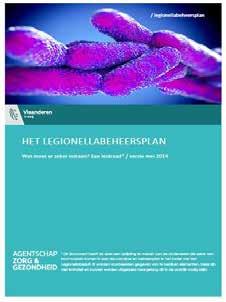 Legionella Wetgeving: Toezicht Vlaams Agentschap Zorg & Gezondheid