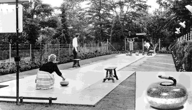 Na deze in 1962 geopende Rollcurlingbaan bij het Berghotel te Amersfoort werden er nog heel wat banen aangelegd, maar helaas sloeg de sport onvoldoende aan.