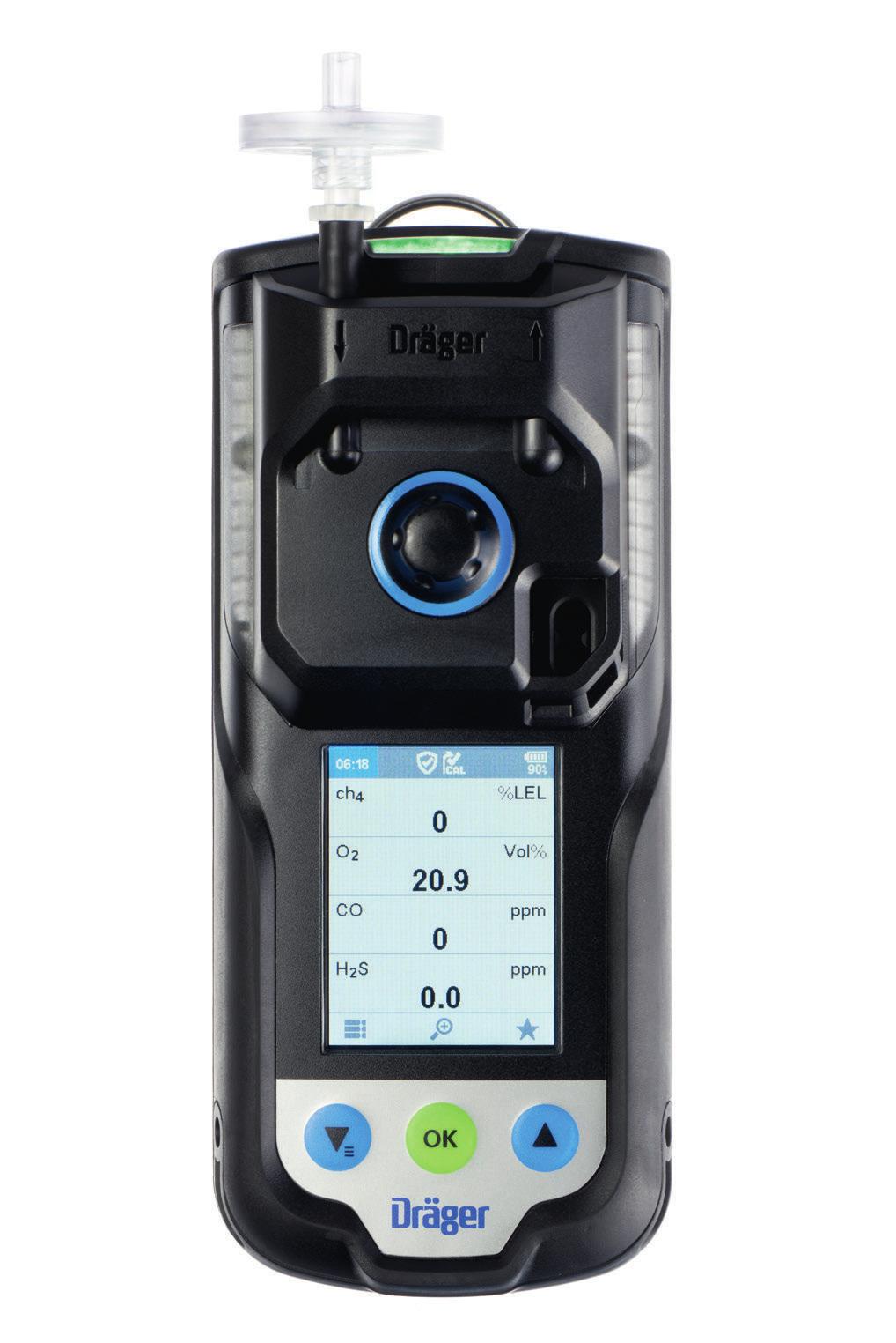 Dräger X-am 3500 Meervoudig gasmeetinstrument De Dräger X-am 3500 is speciﬁek ontworpen voor vrijgavemetingen.