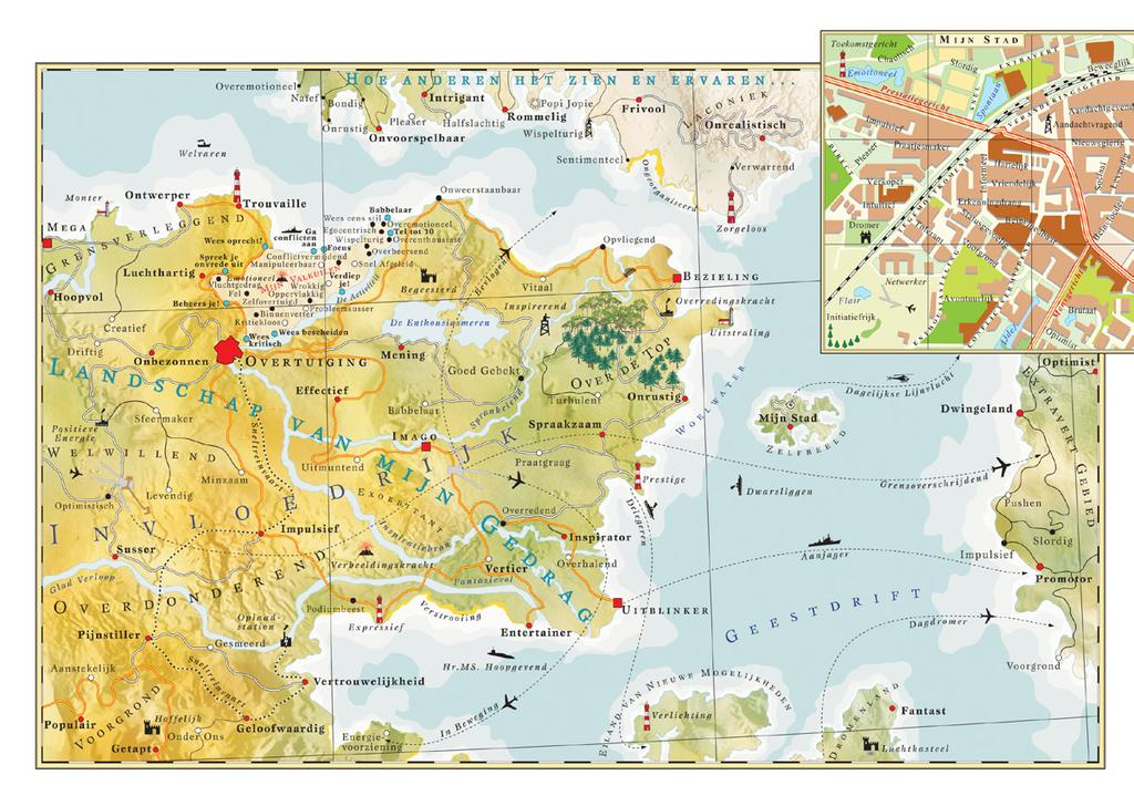 Het Landschap van mijn Gedrag Hoe anderen het zien en ervaren Hoe moet ik mijn PersonalMap lezen? Op jouw PersonalMap zie je de volgende vier gebieden: 1. Het Landschap van mijn Gedrag 2.