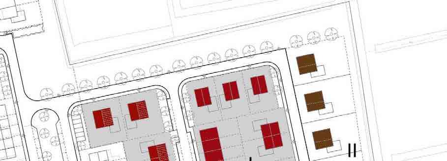 deelgebied I vrijstaande, twee onder één kap en rijen woningen In dit deelgebied wordt een mix van vrijstaande, twee onder één kap en rijen