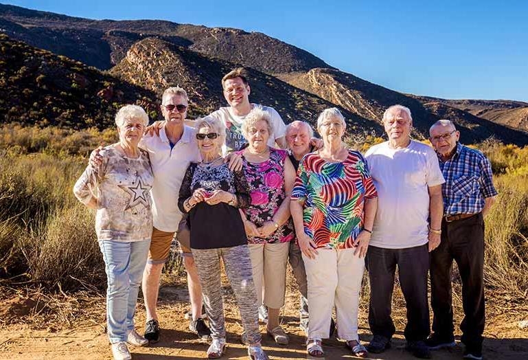 Niemand kon eromheen; Dennis van der Geest die met 10 oudjes de