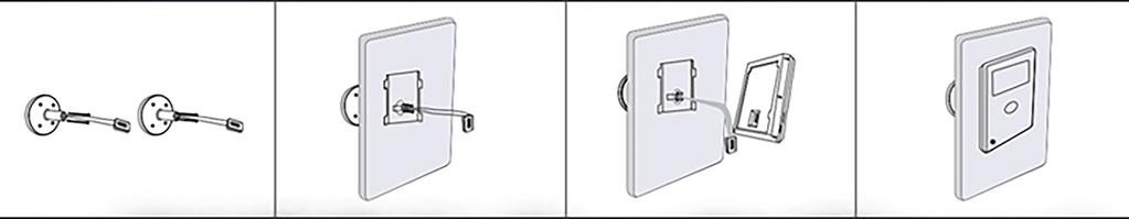 5 3.Montage van de deurbel BELANGRIJK: Maak voordat de bel wordt gemonteerd altijd eerst een verbinding tussen de app en de bel.
