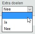 Als je de filters bovenin het scherm hebt ingesteld, klik je rechts naast de filters op zoeken. Als je doelen wilt afvinken, klik je onderin het scherm op doelen afvinken.