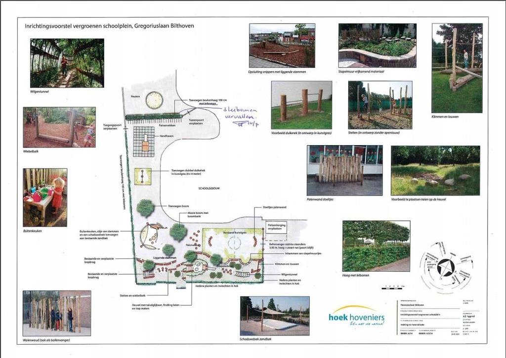 Verbouw kleuterplein. In de komende weken zal het kleuterplein verbouwd worden. Hoewel de overlast voor de kinderen zoveel mogelijk wordt beperkt is de omvang van het speelplein tijdelijk beperkt.