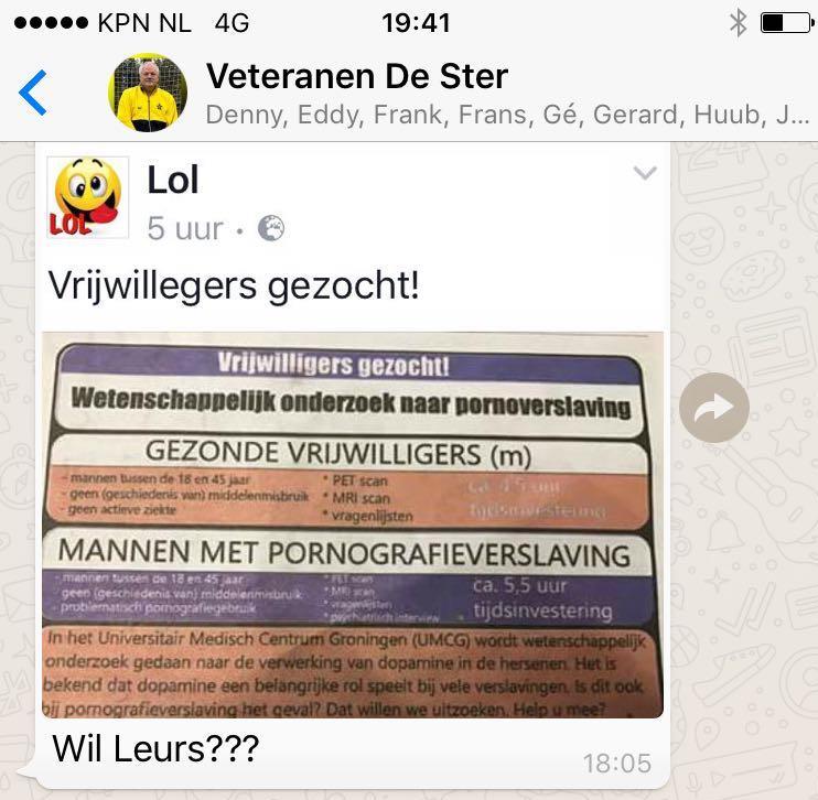 Zo koom Gerard Martens op de facebook van Will s echtgenote Mia t