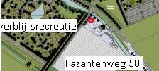 De uitbreiding gaat in de richting van de Fazantenweg, de agrarische bedrijfswoning Fazantenweg 50 komt het dichtst bij te liggen namelijk op circa 35 meter. Hiermee wordt aan de richtafstand voldaan.