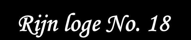 De drie Arnhemse Loge s Thomas Wildey loge No. 11 opgericht in Arnhem op 21 juni 1903 logezitting op woensdagavond Rijn loge No.