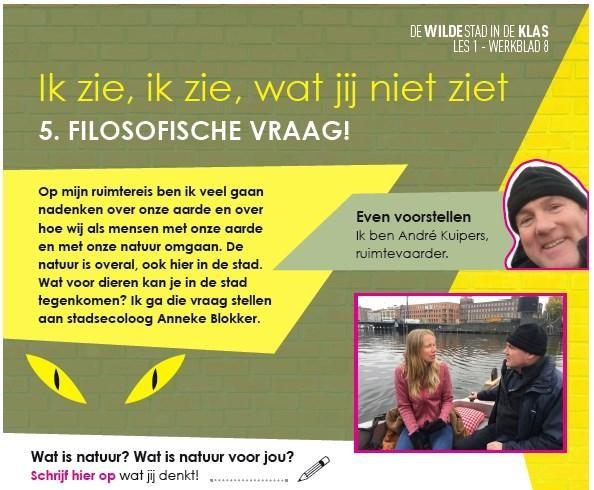 EMS FILMS en NatuurWijs hebben samen het educatief digitale lespakket De Wilde Stad in de Klas ontwikkeld.