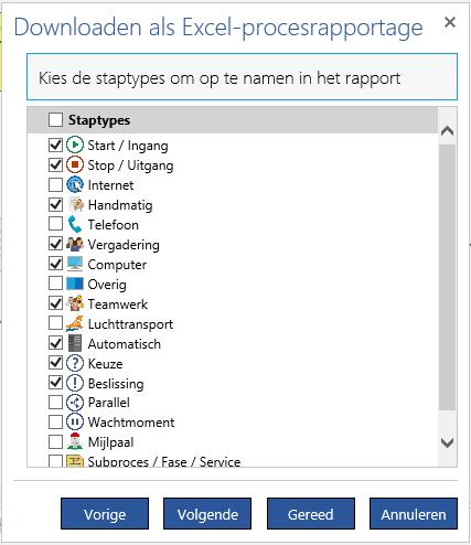 Exporteren, afdrukken en rapportage 8.