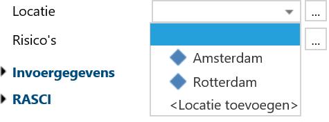 3.3.2 Extra eigenschappen Als u een eigen type hebt toegevoegd met bereik Stappen of Process wordt ook automatisch een extra eigenschap met dezelfde naam toegevoegd.