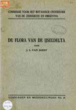 Titelpagina van De Flora van de IJsseldelta door J.L. van Soest. Het zoutgehalte van de vroegere Zuiderzee. (Bron: J. Dirkx, P. Hommel en J.
