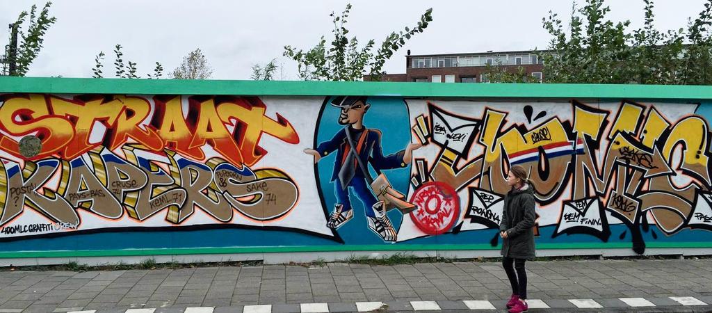 Antwoorden: 1) Graffiti is al duizenden jaren oud. Het is ontstaan in de Klassieke Oudheid en het woord graffiti komt van het Griekse werkwoord graphein dat graveren/schrijven/krassen betekent.