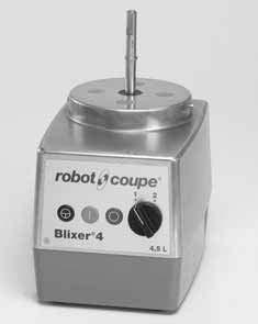 U HEEFT EEN EMULGEERDER-MIXER BLIXER 2 BLIXER 3 BLIXER 4 BLIXER 4 V.V. ROBOT-COUPE heeft een nieuw machineconcept ontwikkeld: de BLIXER.
