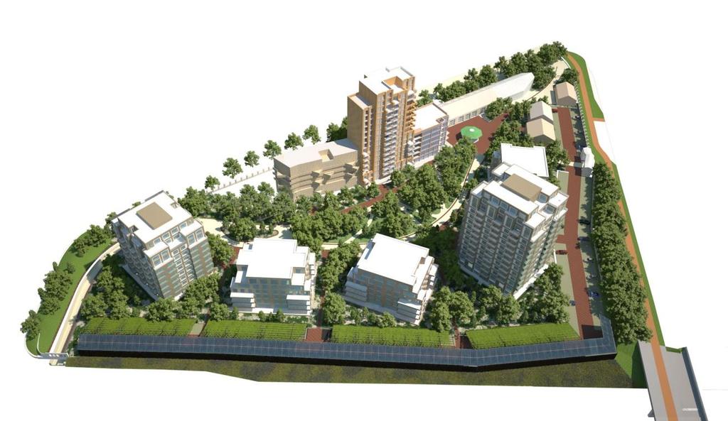 5) Inhoud Stedenbouwkundig plan en beeldkwaliteitsplan Het noordelijk deelgebied van Willemspoort-Midden heeft een centraal thema: modern wonen in het park.