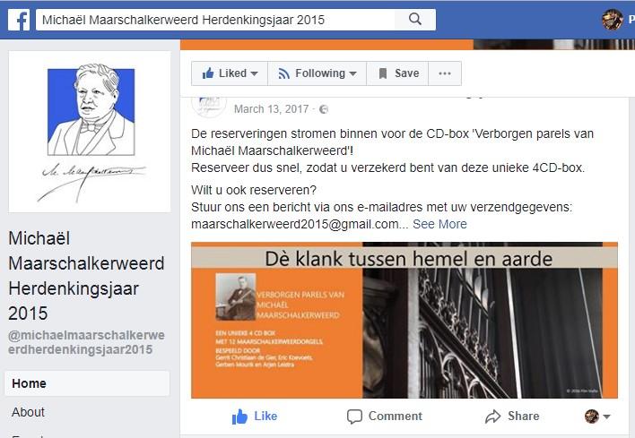 JAARVERSLAG 2017 - Stichting Michaël Maarschalkerweerd Herdenkingsjaar 2015