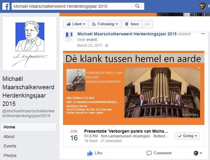 JAARVERSLAG 2017 - Stichting Michaël Maarschalkerweerd Herdenkingsjaar 2015 Pag.