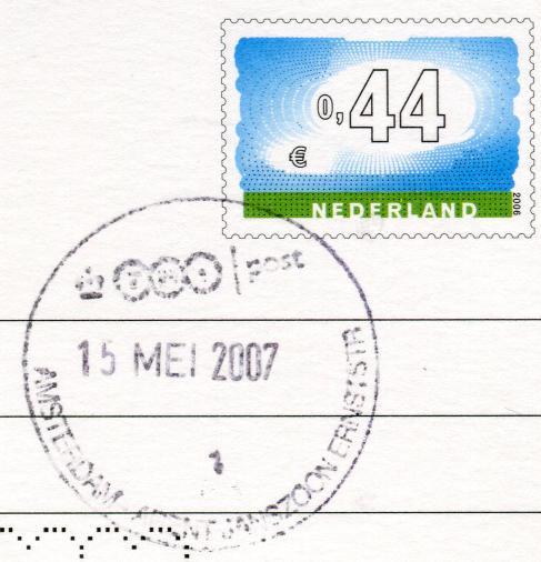 ANKERPLAATS CSBK 0000 Arent Janszoon Ernststraat 665 (Amsterdam-Zuid) Status 2007: Postkantoor (Bijpostkantoor) (adres in