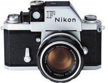 De Nikon F was de eerste spiegelreflexcamera van Nikon, maar was meteen kwalitatief de beste op de markt, onder andere door het 100% zoekerbeeld.