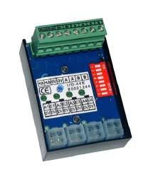 Digitale I/O modules Artikelcode / Omschrijving I/O-08T-24V 80021100 Print relais. 8 galvanisch gescheiden ingangen 24-48V AC/DC. 5mA bij 24V. 8 relais uitgangen max. 48V/300mA.