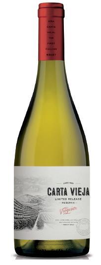 Viognier Reserva Aantrekkelijke gele kleur met groene vormen. Intense en diepe aromatische indruk gedomineerd door abrikozen- en perzikaroma's. en delicaten tonen van geroosterde hazelnoot.