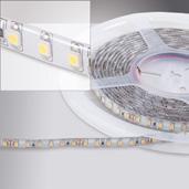 Uitermate flexibele afgeschermde LED strip Rol van 5 m/48w Roll of 5 m/48w Leverbaar in verschillende lichtkleuren Verkrijgbaar in Vdc uitvoering Extremely flexible shielded LED strip 110 4621012x