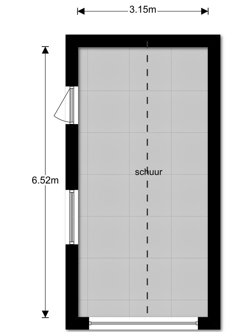 Plattegrond garage