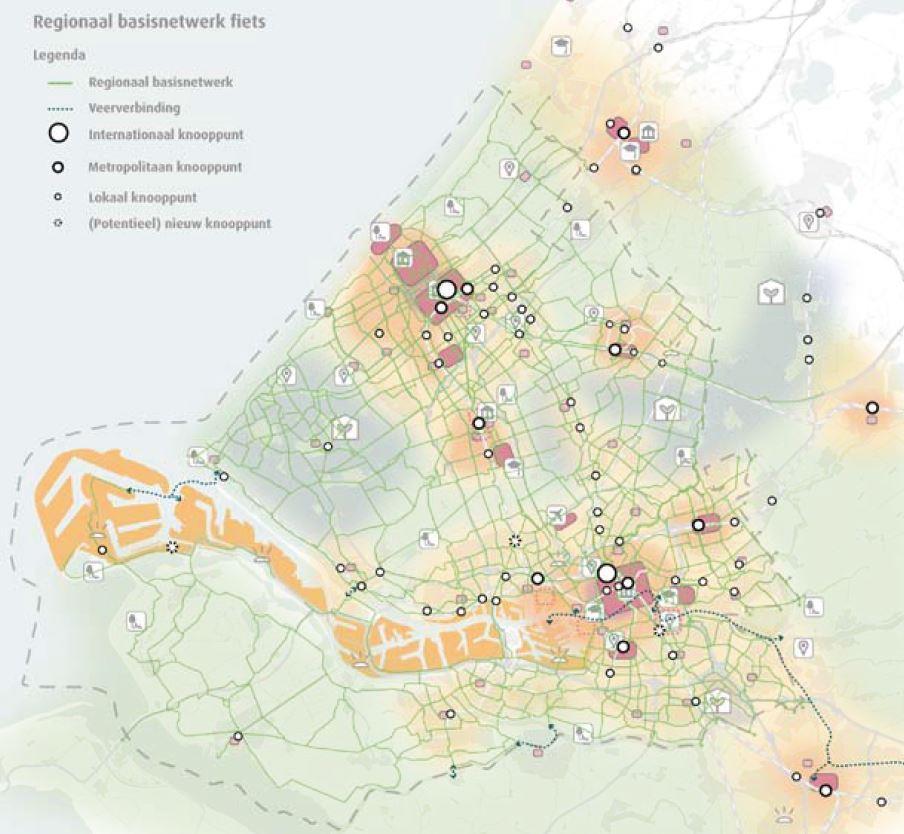 Figuur 2: het basisnetwerk fiets c. Verkeersveiligheid infra 1.