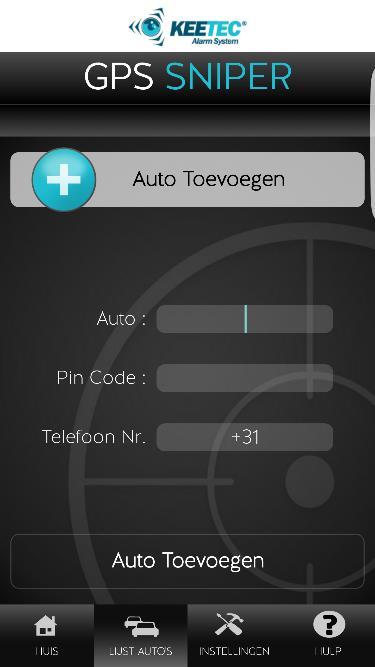 Deze unieke code voorkomt dat andere gebruikers met het toestel kunnen communiceren. Elk verstuurd commando naar het toestel bevat deze code. Telefoon nr.