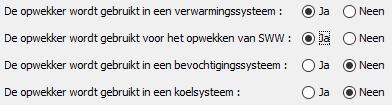 4 WP IN DE EPB-REGELGEVING De warmtepomp kan 4 functies vervullen: Als het warmteproductiesysteem verscheidene functies vervult (waaronder