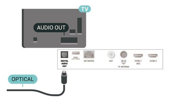 Audio Out - Optical is een zeer goede audioaansluiting. Deze optische aansluiting ondersteunt 5.1-kanaals audio.