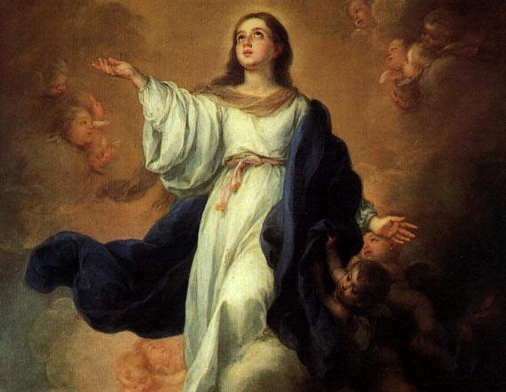 WAAR KOMEN DIE FEESTEN VANDAAN? tenhemelopneming van Maria. Murillo, 1675. St.