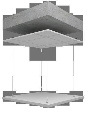 plafondeilanden kan dragen en bij de leverancier van de toebehoren of de bevestigingsclip een gewicht van 5 kg