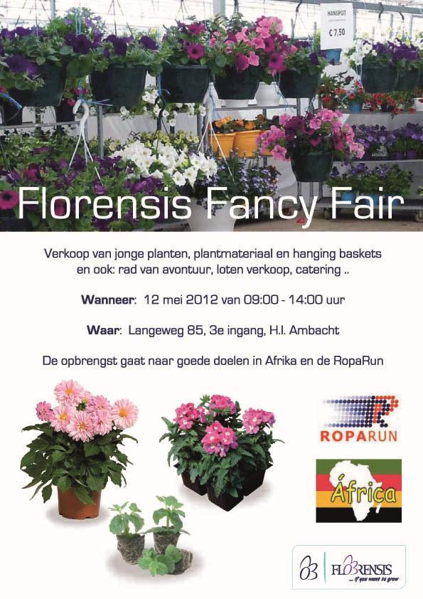 Activiteiten De jaarlijkse plantenverkoop bij Florensis (Hamer Plant) is dit jaar op zaterdag 12 mei as. van 09.00 tot 14.00 uur.
