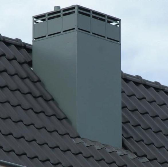 PREFABSCHOORSTENEN Schoorstenen met een gegarandeerde kwaliteit Onze geprefabriceerde schoorstenen bestaan volledig uit aluminium onderdelen.