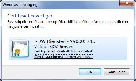 1. Inloggen in RME Starten met RME - Start uw internetbrowser op Type in de adresbalk: https://rme.rdw.nl/.