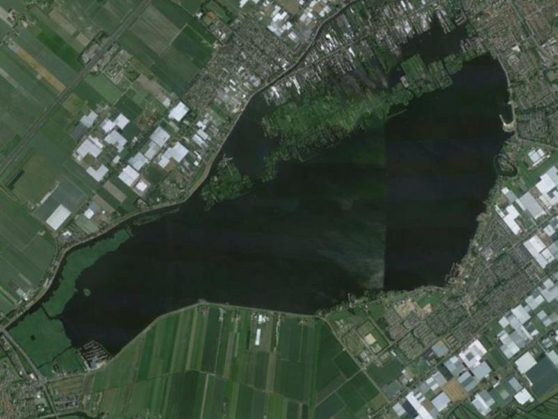 Figuur 3: Luchtfoto van de Westeinderplassen Kiemproeven Opzet Om de kiemkracht van de bodem in Nieuwe Meer en Westeinderplassen te bepalen is in de zomer van