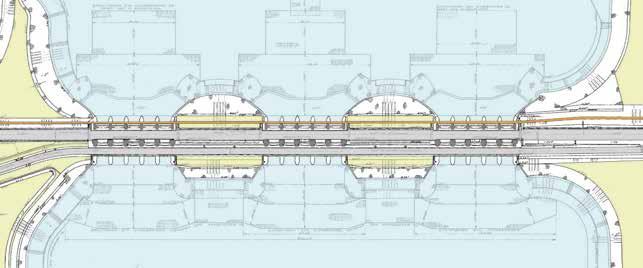 22 Masterplan Beeldkwaliteit Afsluitdijk Hoofdstuk 2 Een spuidoorgang bestaat uit een spuikoker van een betonnen bodemplaat, gemetselde damwanden en een betonnen afdekplaat.