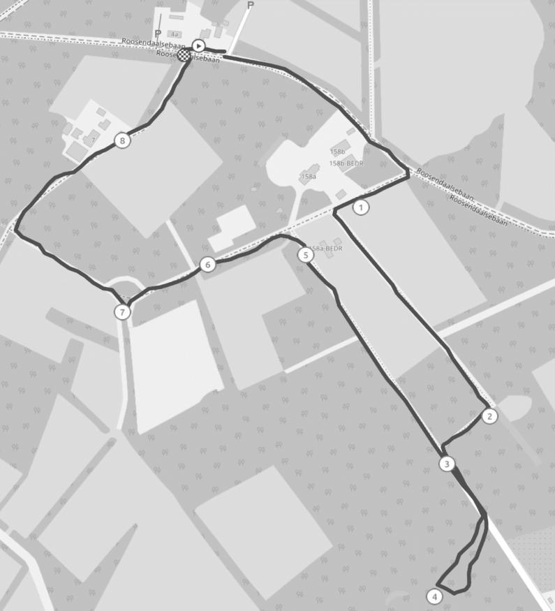 Overzicht terrein J A 8 I 1 B H 7 G 6 F 5 C E D 2 De paden in de wandelroute Landgoed Wallsteijn bestaan uit verschillende materialen, elk met een nadere mate van toegankelijkheid.