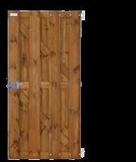 DEUR RECHT 007816 90 x 180 cm Exclusief deurbeslag SCHUTTING