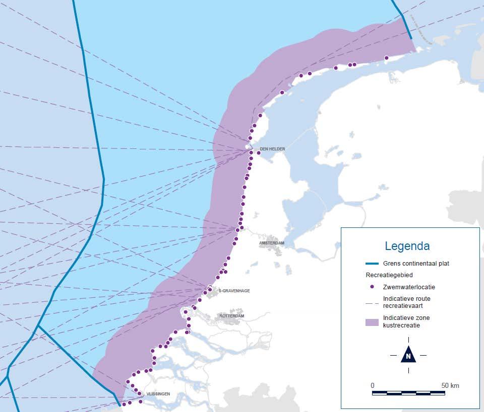 275 Recreatievaart en sportvisserij De sportvisserij vindt plaats vanaf strand, zeedijk en vanaf boten.