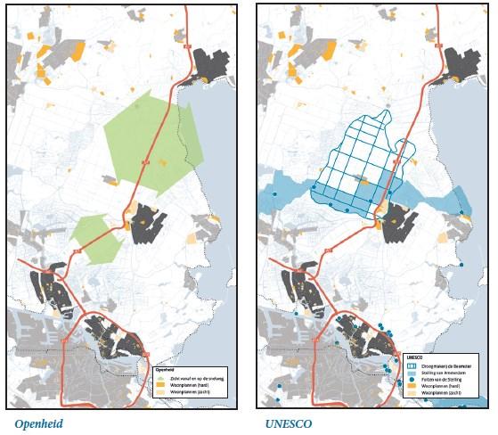 Bestaande kwaliteit/potentiele kwaliteit? 1) Openheid. Het open landschap is de kernkwaliteit van Waterland en de Noord-Hollandse polders. Het traject ligt vrijwel overal vrij in dit landschap.