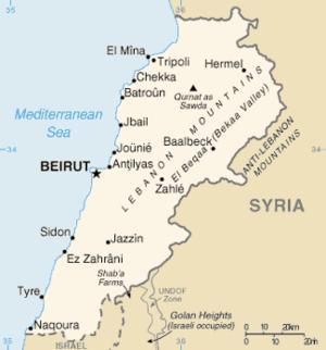 Wijnen uit Libanon Is één van de oudste in de wereld. De moderne wijnbouw vindt voornamelijk plaats in de Bekavallei - rondom Baalbek - waar het warm en zonnig is.