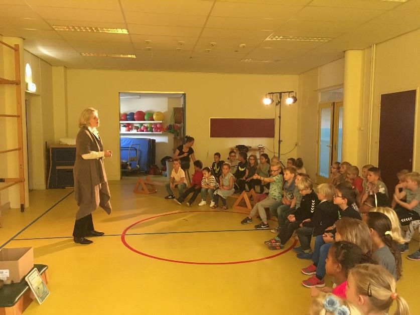 De kinderen luisterden geboeid en konden