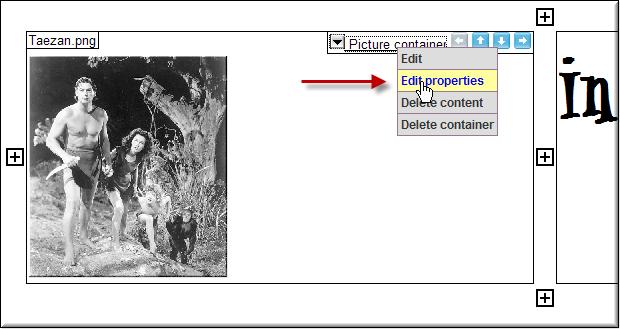 Twee handige tips over afbeeldinglinks Je kan een afbeelding zowel toevoegen in een Afbeeldingen container als in een tekstcontainer.