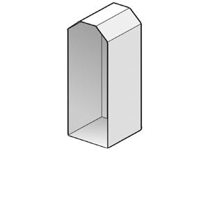 KLIE BKID 5 Bevestigingsbegel SLOS voor KLIE/KLIS / Etrier de fixation por KLIE/KLIS Voor de bevestiging van het scheidingsschot in de ladder. Por fixation de la cloison dans l échelle à câbles.