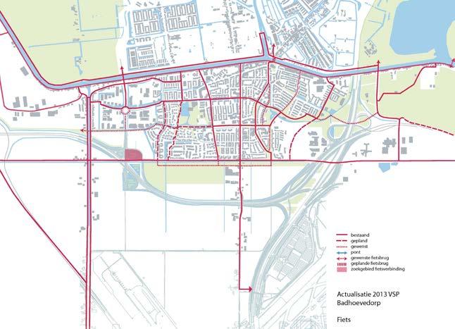 Zoals het Masterplan uitgangspunt is voor de uitwerking van de deelgebieden, zo is het Verkeersstructuurplan uitgangspunt voor de verdere uitwerking van de wegenstructuur in en rond Badhoevedorp.