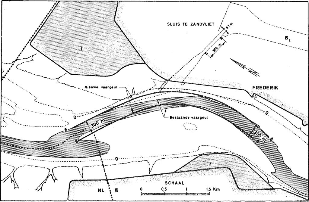 VERBETERING VAN DE OMGEVING VAN DE NIEUWE SLUIS TE ZANDVLIET De bouw van deze sluis brengt mede dat de rechteroever van het vaarwater over een zekere lengte onderbroken wordt, hetgeen ongetwijfeld